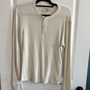 Faherty Cream Knitwear Thermal